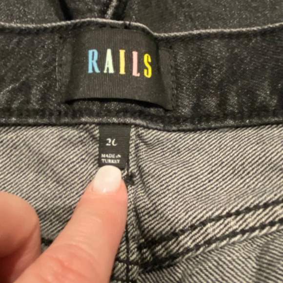 Rails The Melrose Classic Slim Jeans Black 16601 - Picture 12 of 16